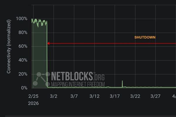 "نت بلوکس": انقطاع الإنترنت في إيران يدخل يومه الـ49 ويتجاوز 1152 ساعة
