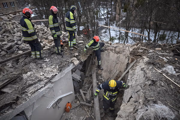 حمله گسترده روسیه به کییف یک کشته و ۱۹ زخمی بر جای گذاشت