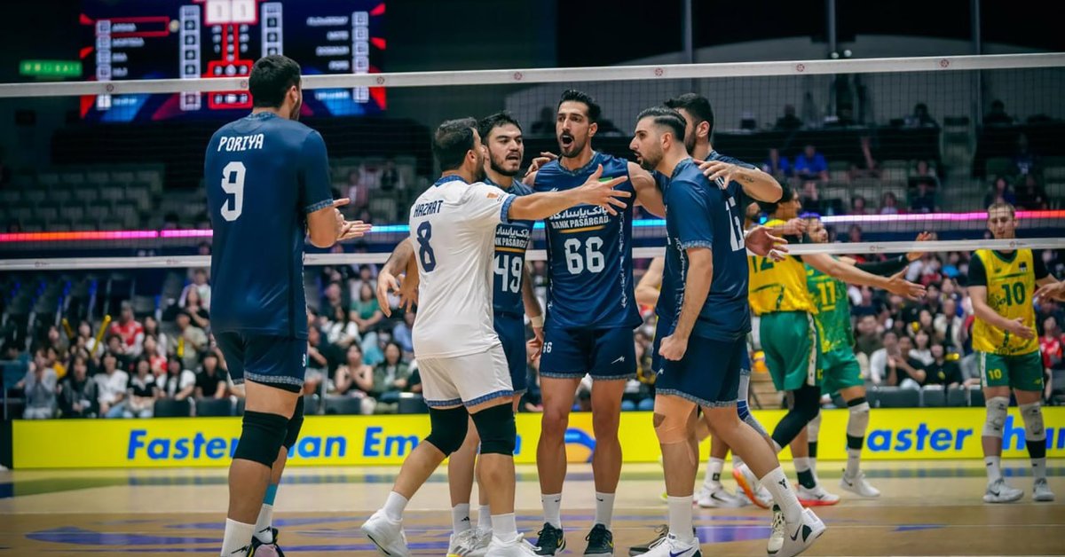 Iran volleyball team defeats Australia to reach Asian Championship final