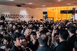 Thousands pack Tehran mall as Gen Z rallies around a YouTube star