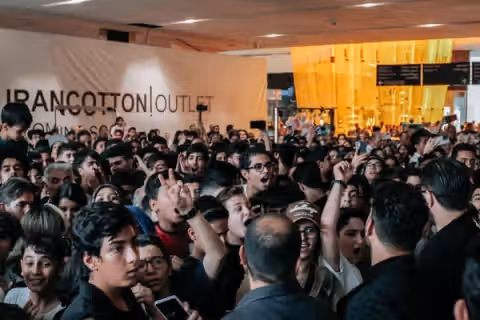 Thousands pack Tehran mall as Gen Z rallies around a YouTube star