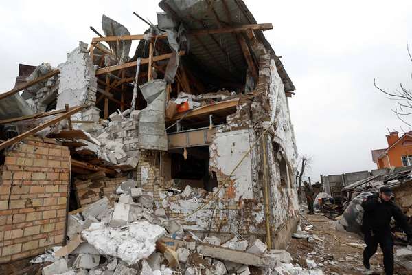 Russia Unleashes Air Attacks On Ukraine Using Missiles, Iranian Drones