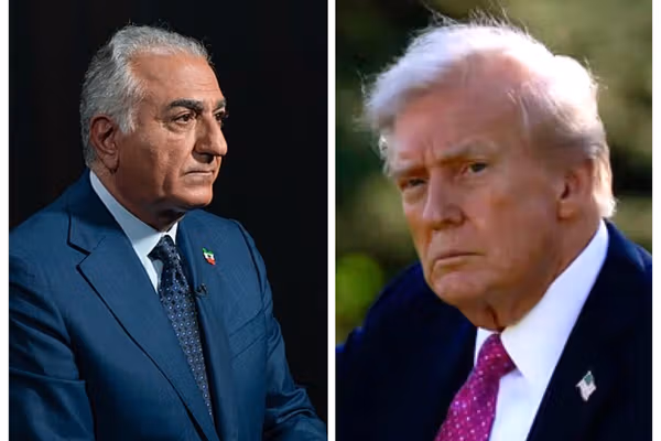 شاهزاده پهلوی به ترامپ: لطفا برای مداخله و کمک به مردم ایران آماده باشید