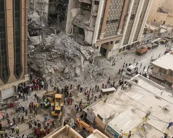 إحصاءات متناقضة لضحايا مبنى متروبول.. ومحافظ خوزستان السابق يغادر إيران