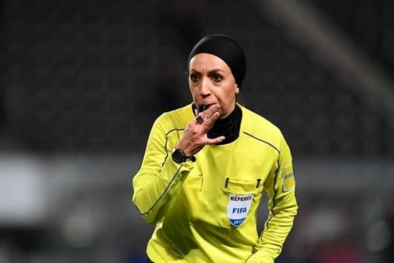 International Iranian referee Mahsa Ghorbani