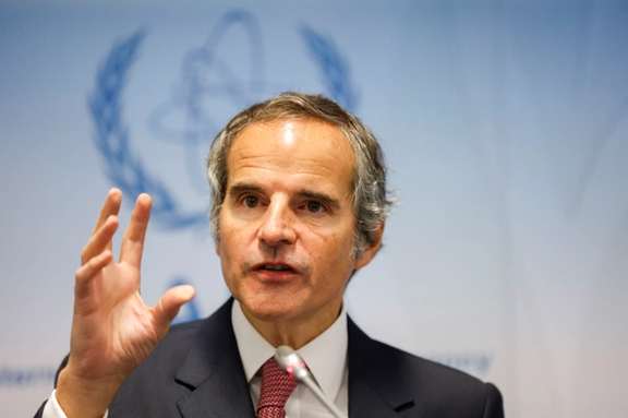 IAEA chief Rafael Grossi during a press conference in Vienna on Nov. 16, 2022