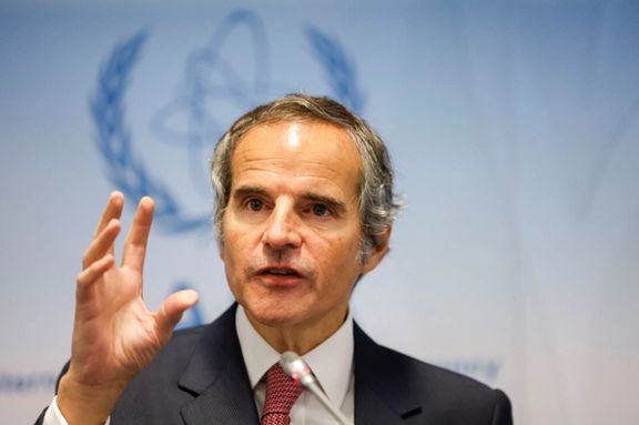 IAEA chief Rafael Grossi during a press conference in Vienna on Nov. 16, 2022