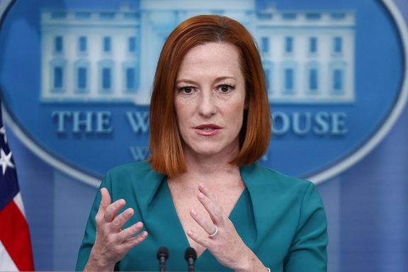 White House Press Secretary Jen Psaki during a briefing on Friday