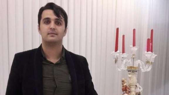 Iranian protester Javad Rouhi
