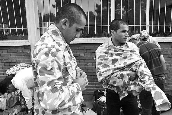 Conscripted soldiers in Iran