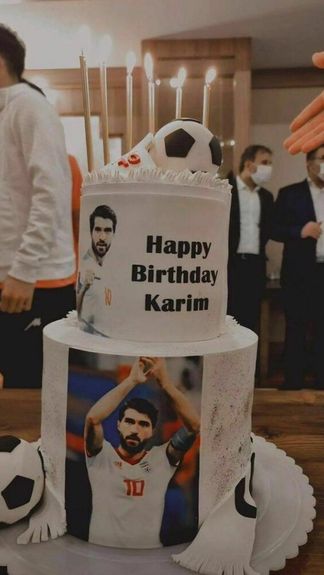 کیک تولد دردسرساز برای کریم انصاریفرد