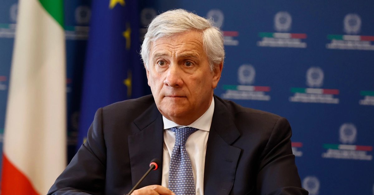 Italy says Lion and Sun flag removed from Tajani X post over technical issue