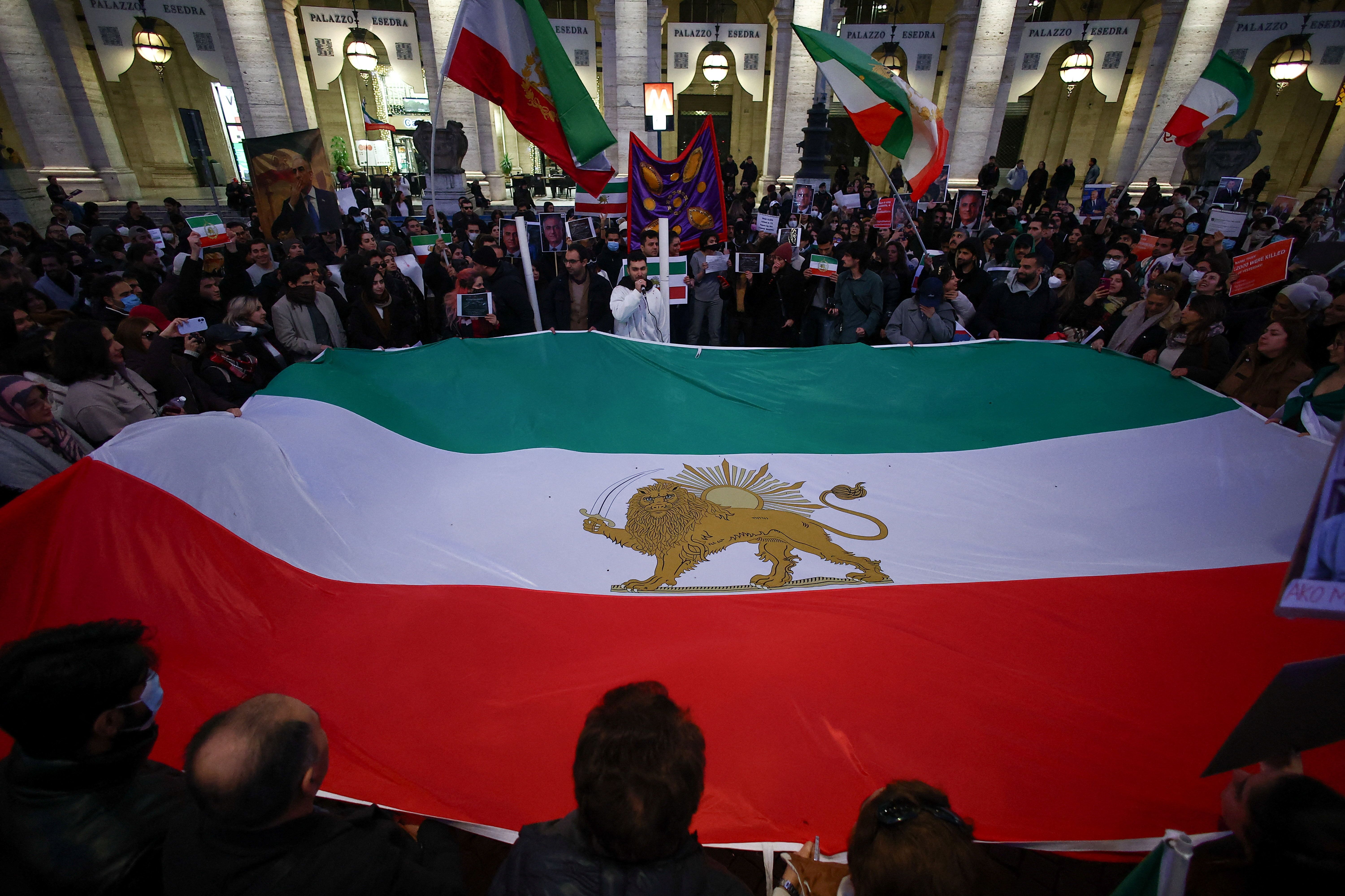 How a flag became a rejection of Iran’s theocratic rule