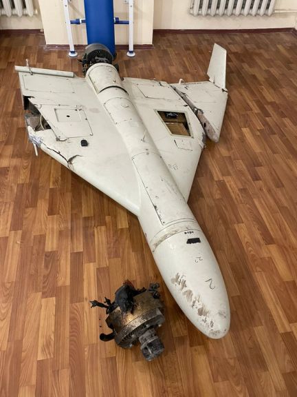 An Iranian drone used in Ukraine