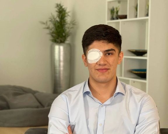 زانیار تندرو، آسیبدیده چشمی: با اینکه در جوانی یک چشم ندارم، خوشحالم بابت کاری که کردم