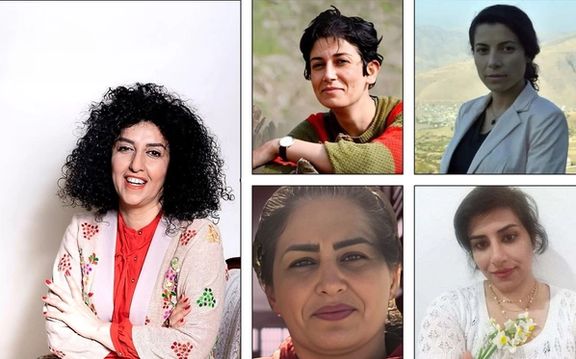 وریشه مرادی، پخشان عزیزی، نرگس محمدی، محبوبه رضایی، پریوش مسلمی