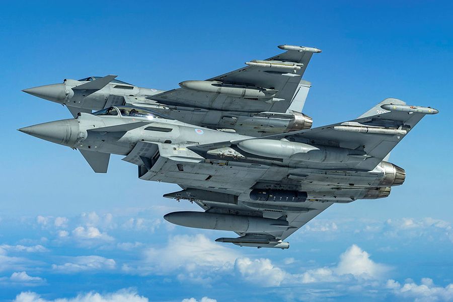 گشت شبانه جنگنده‌های بریتانیا در منطقه