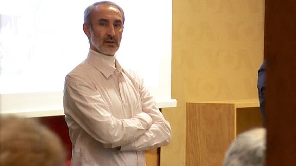 Hamid Nouri, an Iranian convicted in Sweden for his role in the killings of Iranian political prisoners.