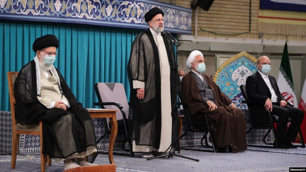 Ebrahim Raisi's inauguration in August 2021