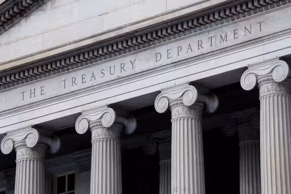 US Department of Treasury in Washington DC. FILE PHOTO