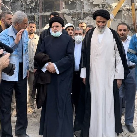 سفر رئیسی به آبادان پس از سرکوب شدن اعتراضها؛ بازدید از متروپل با حضور مقامات و محافظان