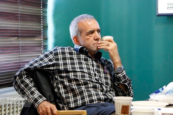 Massoud Pezeshkian, member of Iran's parliament and owner of Ensaf News website.