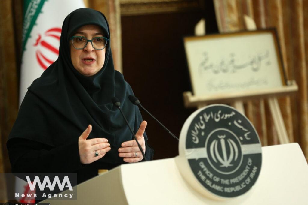 The spokesperson for the Iranian government Fatemeh Mohajerani