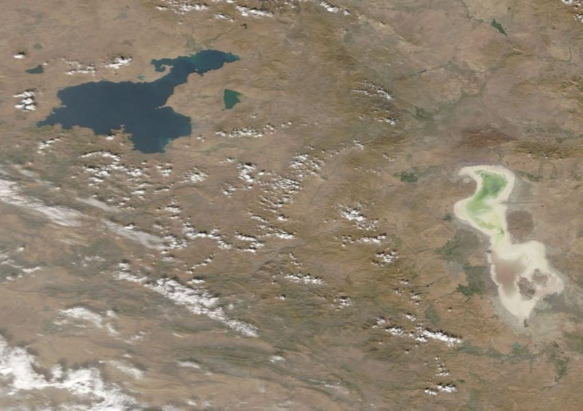 حجم آب دریاچه ارومیه به بالاترین میزان در چهار سال گذشته رسیده است