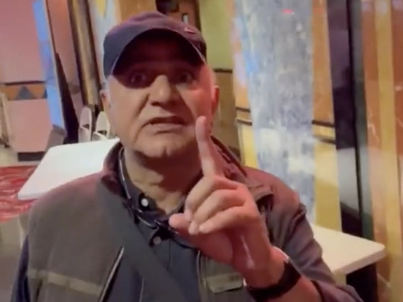 A screen grab of Parviz Parastui, the Iranian actor whose US visit sparked a controversy