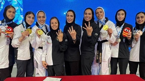 تیم ملی تکواندو زنان ایران قهرمان آسیا شد