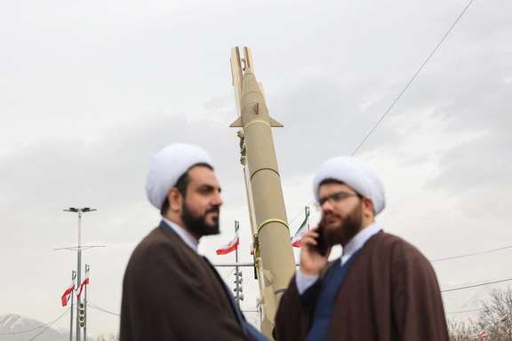 Members of clergy attend the 47th anniversary of the Islamic Revolution in Tehran, Iran February 11, 2026.