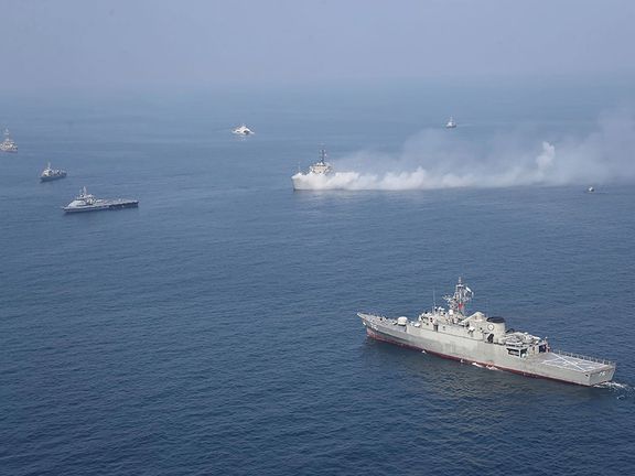 Iranian navy in drills with Russia and China. February 17, 2021