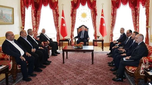 اسماعیل هنیه و رجب طیب اردوغان در ترکیه دیدار کردند