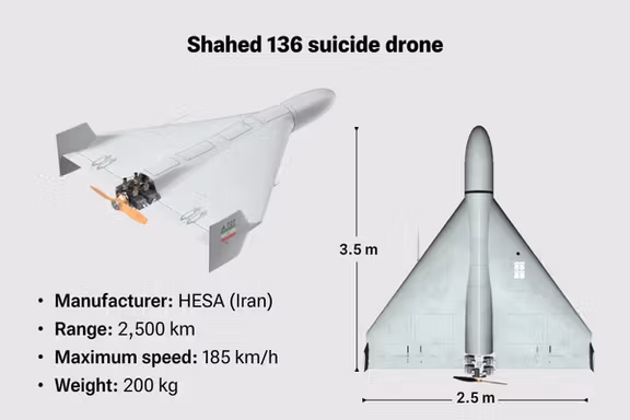 Iranian Shahed 136 Drone (file)