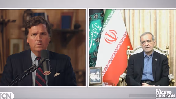 US should not fight Israel's ‘forever war’, Iran's Pezeshkian tells Carlson