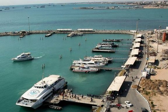A view from Kargan port in southern Hormozgan province