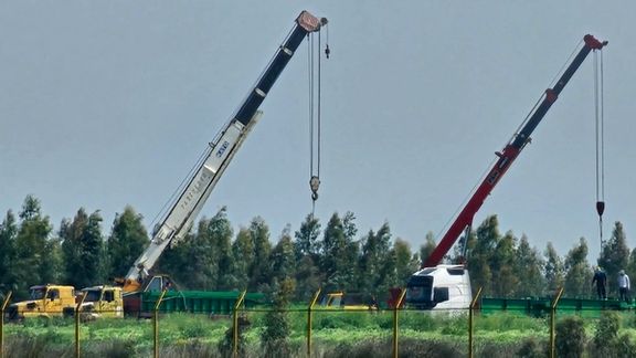 تصویری از پروژه ساخت پتروشیمی در میانکاله