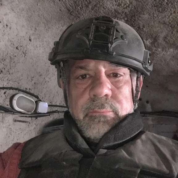Author Benjamin Weinthal inside the Hezbollah tunnel in South Lebanon. Oct. 21, 2024