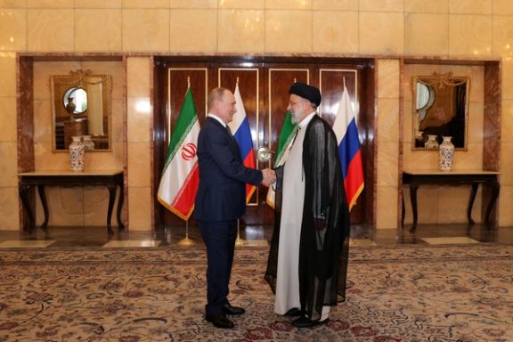 Iranian President Ebrahim Raisi meets with Russian President Vladimir Putin in Tehran, Iran, July 19, 2022.