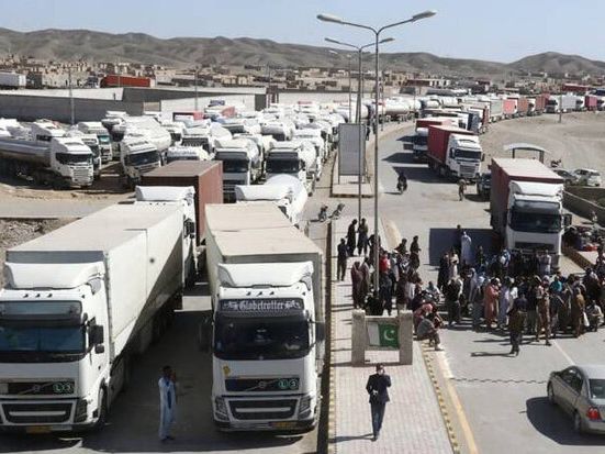 A border closure by Pakistan in June 2020