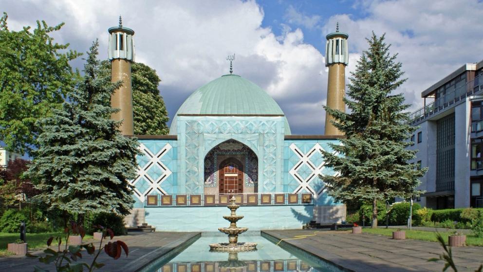 The Blue Mosque of Iran's Hamburg Islamic Center