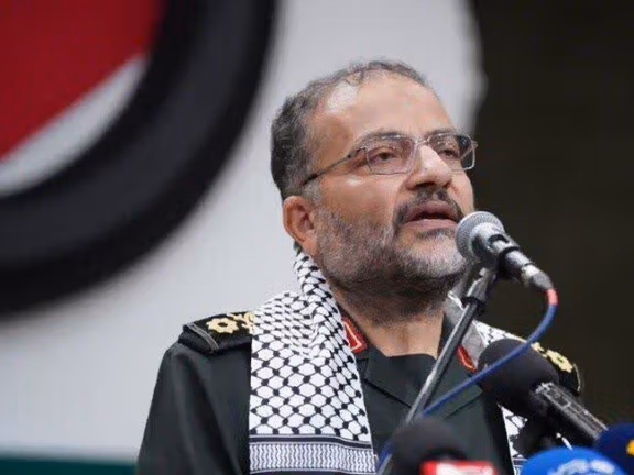 The head of Iran’s paramilitary Basij organization, Brigadier General Gholamreza Soleimani