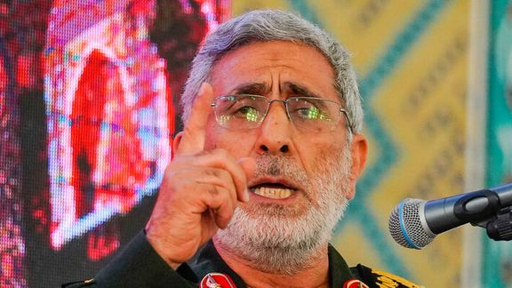 خبرگزاری وابسته به سپاه: خبرها درباره مرگ احتمالی قاآنی برای اطلاعات گرفتن درباره اوست