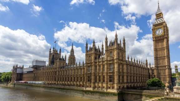 The Palace of Westminster in London