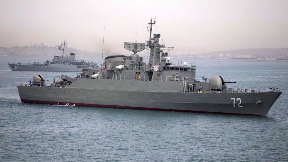 Iranian Warship Alborz Enters Tumultuous Red Sea | Iran International