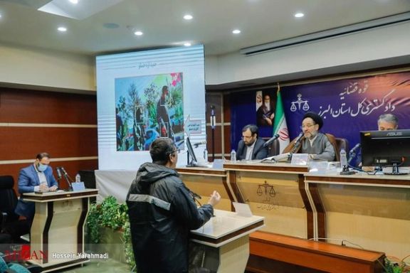 A court session for the death of Basij member Rouhollah Ajamian on August 23, 2023