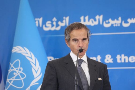 International Atomic Energy Agency (IAEA) Director General Rafael Grossi looks on during a news conference with Head of Iran's Atomic Energy Organization Mohammad Eslami as they meet in Tehran, Iran, March 4, 2023
