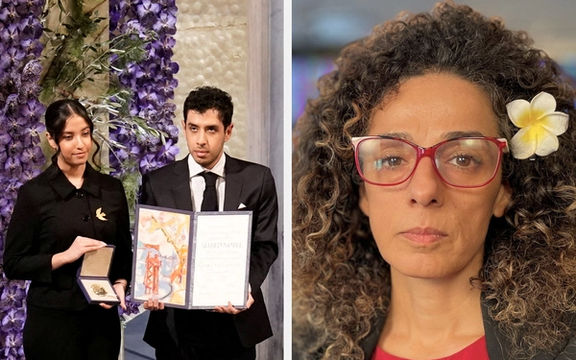 مسیح علینژاد: نوبل صلح فرصتی است تا حمایت جهان را به پایان رژیم آپارتاید ایران جلب کنیم