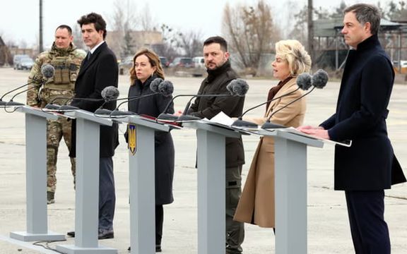 دومین سالگرد جنگ؛ اعلام همبستگی غرب با اوکراین و محکومیت حمایت ایران از روسیه