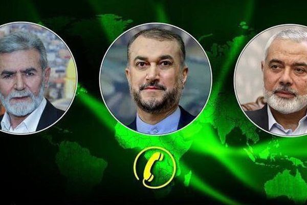 Iranian FM Discusses Israel-Hamas Conflict With Palestinian Leaders